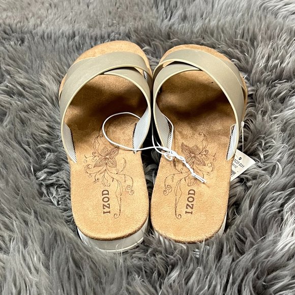 Izod Women's Alyssa Sandal | Gold | Size 6 - Picture 4 of 5